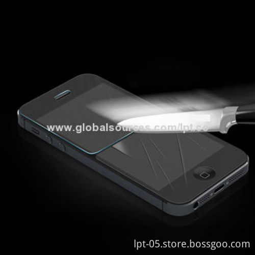 Mirror 0.33mm Tempered-glass Screen Film for iPhone 5/5S/5C with 9H Hardness